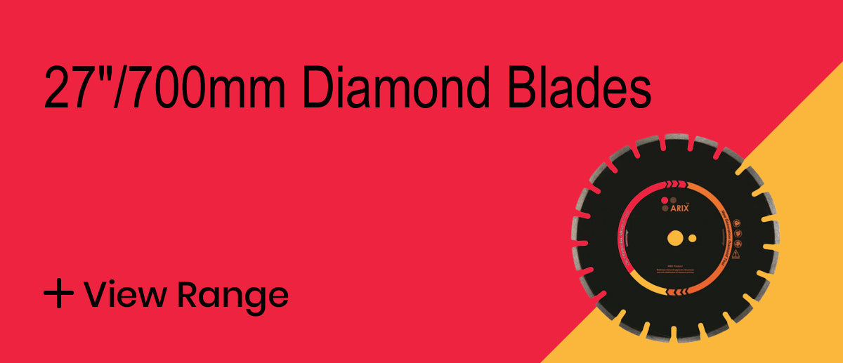 27"/700mm Diamond Blades