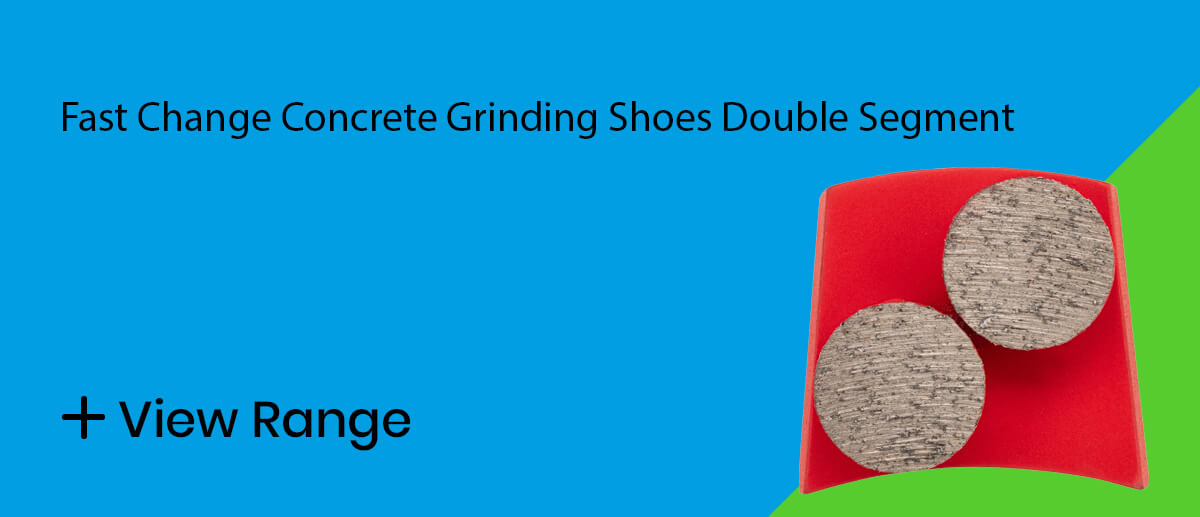 Fast Change Concrete Grinding Shoes Double Segment