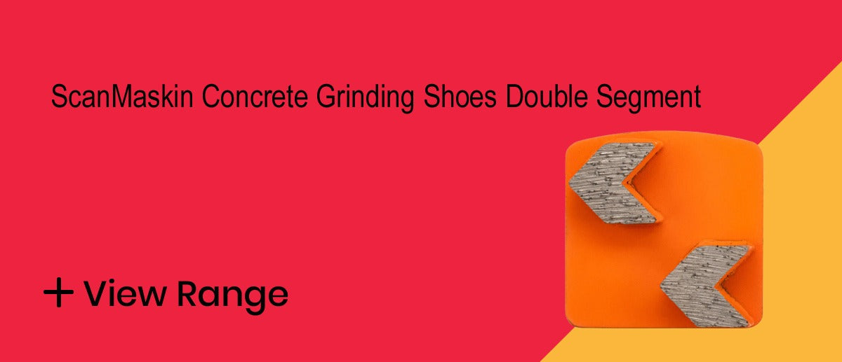 ScanMaskin Concrete Grinding Shoes Double Segment