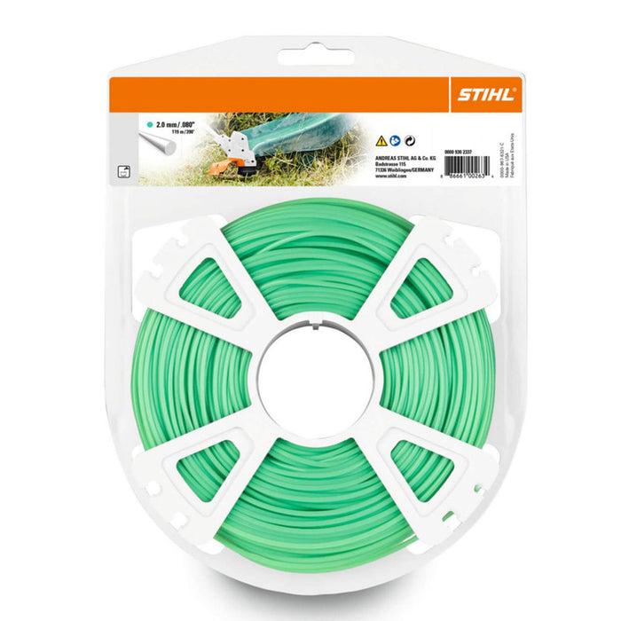 STIHL 0000 930 2335 2.0mm Round Mowing Nylon Line - Green