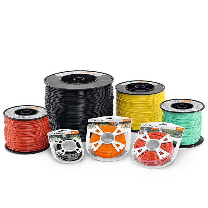 STIHL 0000 930 2613 Orange - 435M/ .095 / 2.4mm / 2.3kG - 420m Square Mowing Nylon Line