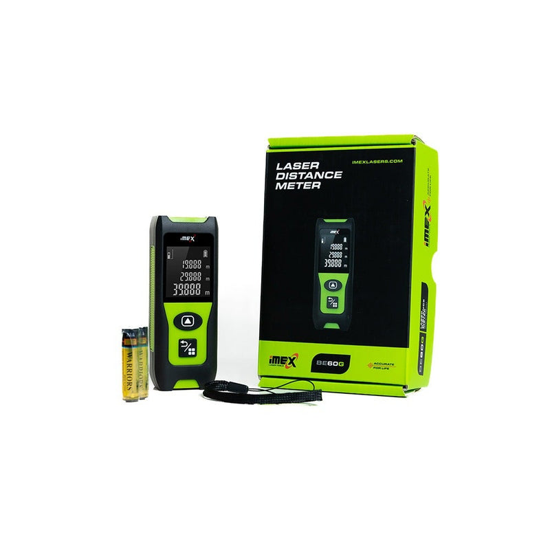 IMEX BE60G 60m Green Laser Distance Meter – Imex Lasers (image 1)