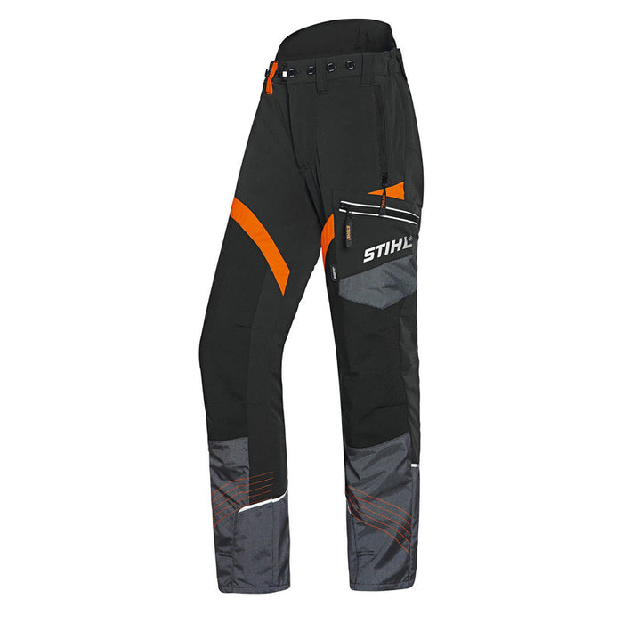 STIHL ADVANCE X-FLEX Protective Chain Saw Trousers - Black