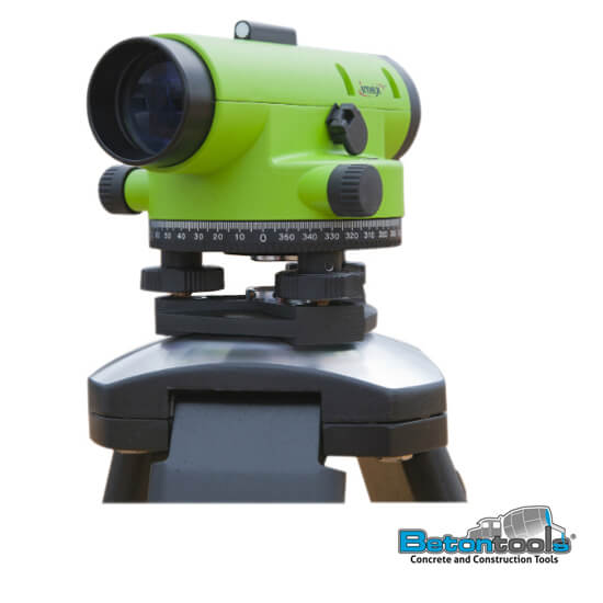 Imex LAR 32x Magnification Auto level with flat top tripod & 5m staff ILAR32S - Betontools Australia