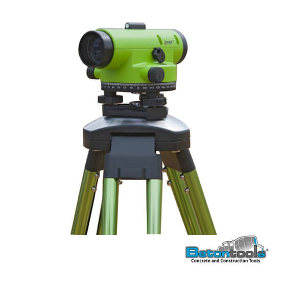 Imex LAR 32x Magnification Auto level with flat top tripod & 5m staff ILAR32S - Betontools Australia