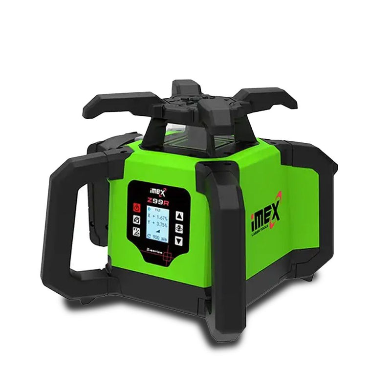 Imex Z99R Dual-Grade Rotating Laser - LRX10 Receiver & 18V 4.0Ah LiHD Battery