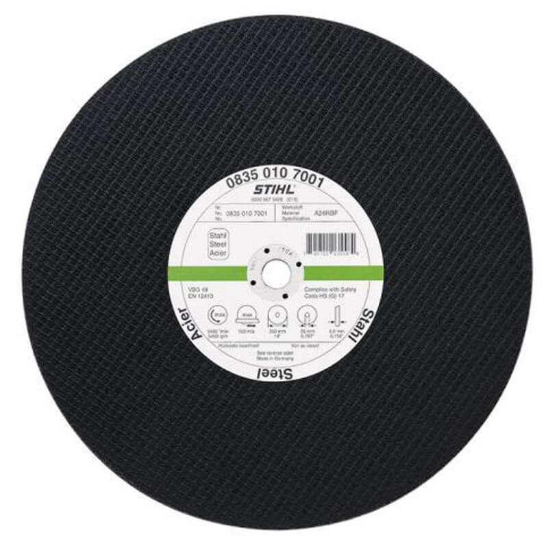STIHL 0835 010 7001 - Abrasive Wheel K-ME Cutting Disc Made of Synthetic Resin Steel