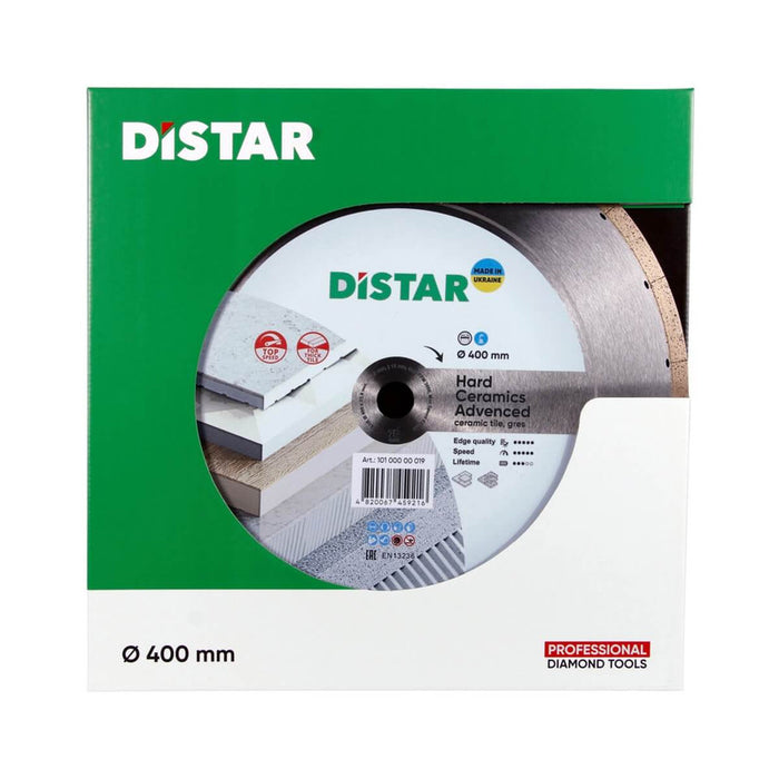 Distar Diamond cutting wheel 1A1R 400x25.4 Hard ceramics Advanced - 10100000019