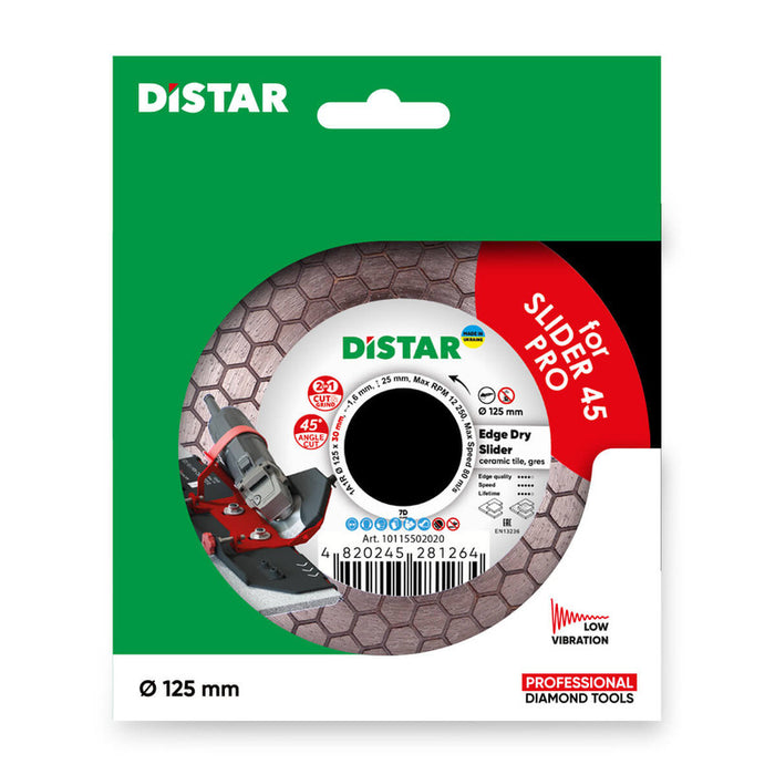 Distar Diamond Cutting Blade 125x30 Edge Dry Slider - 10115502020