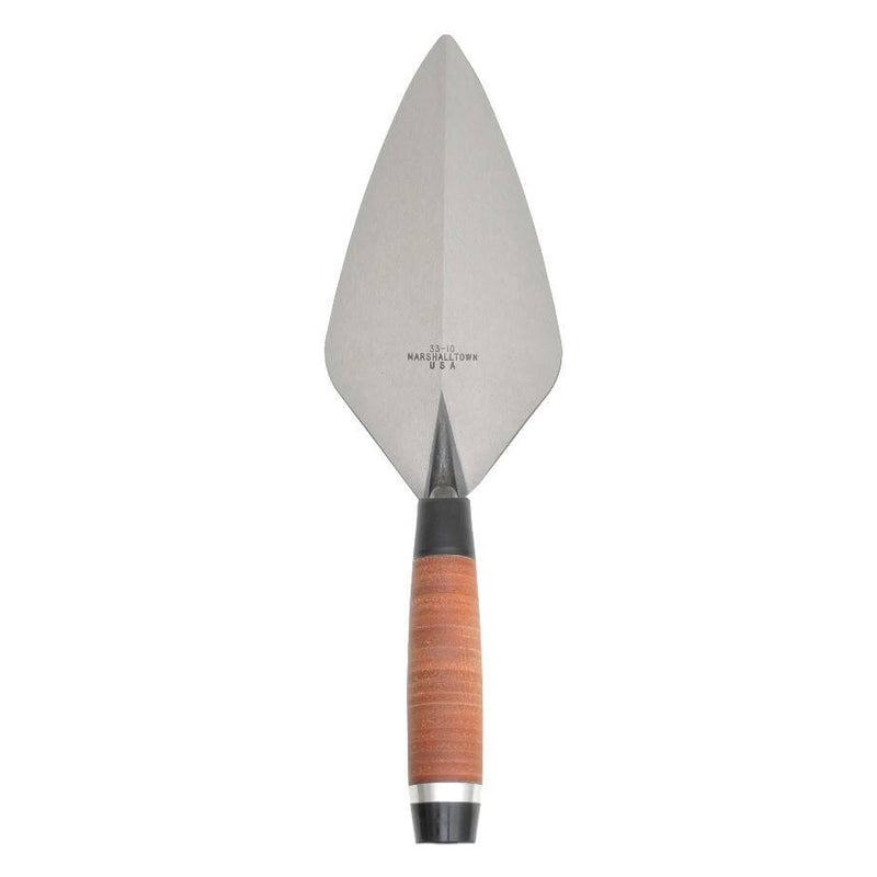 Marshalltown 330mm London Brick Trowel with Leather Handle - 33L13 - 10336