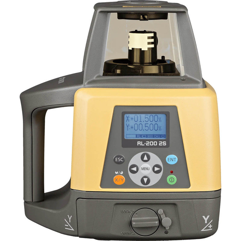 Topcon RL-200 2S Dual Grade Laser (Rechargeable with PREMIUM - LS110D Receiver & Remote Control)