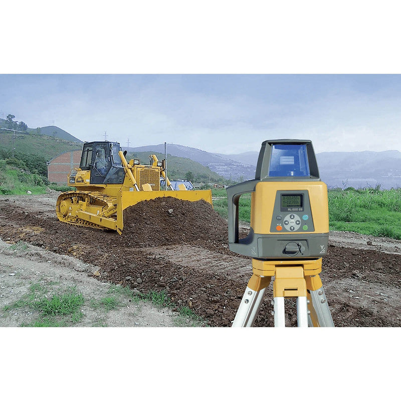 Topcon RL-200 2S Dual Grade Laser (Rechargeable with PREMIUM - LS110D Receiver & Remote Control)