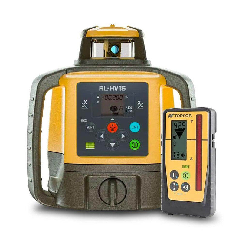 Topcon RL-HV1S Single Grade Rotating Laser (Rechargeable Battery with PREMIUM - LS110D Receiver)