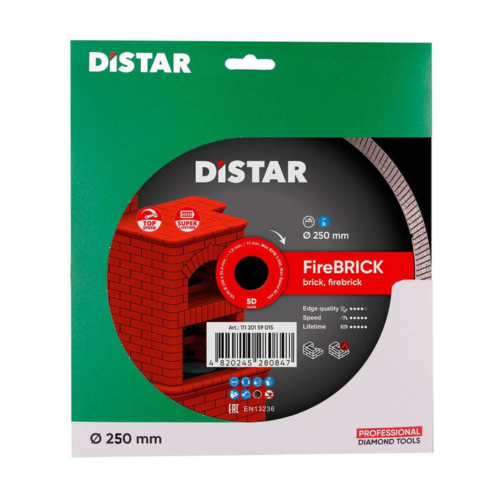 Distar Diamond Cutting Blade 1A1R 250 FireBRICK - 11120159015