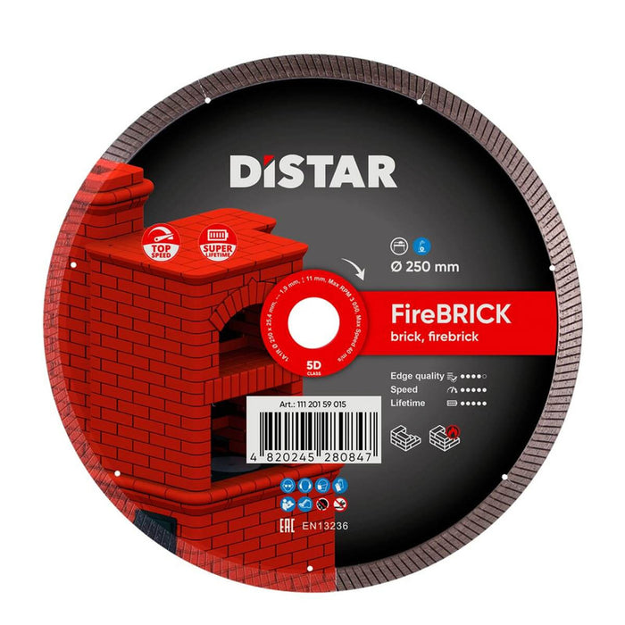 Distar Diamond Cutting Blade 1A1R 250 FireBRICK - 11120159015