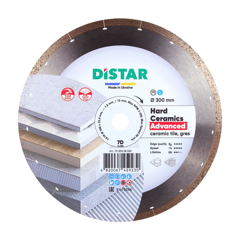 Distar 1A1R 300x1,8x10x25,4 Hard ceramics Advanced 11120528022 – DISTAR (image 1)