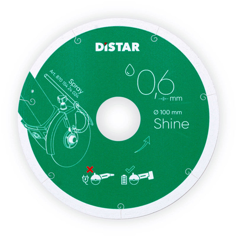 Distar Diamond Cutting Blade 1A1R Shine