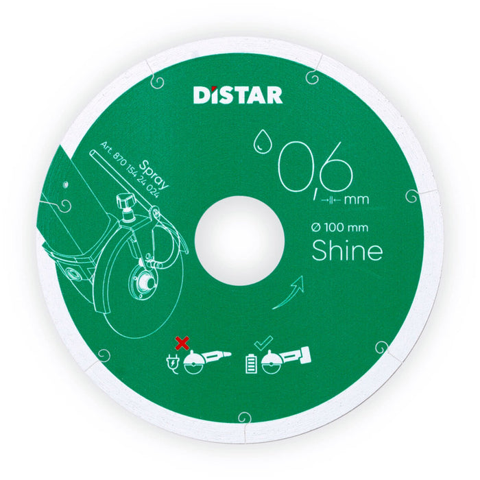 Distar Diamond Cutting Blade 1A1R Shine
