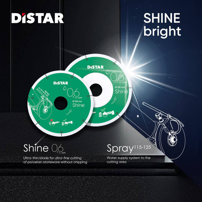 Distar Diamond Cutting Blade 1A1R Shine