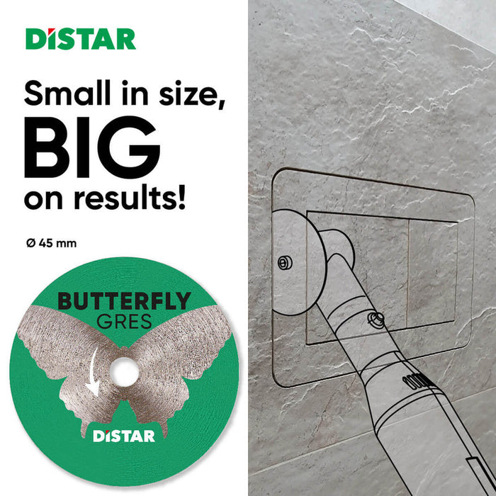 Distar Diamond Cutting Blade Distar 45x0,6x5,8F Butterfly - 11133053027