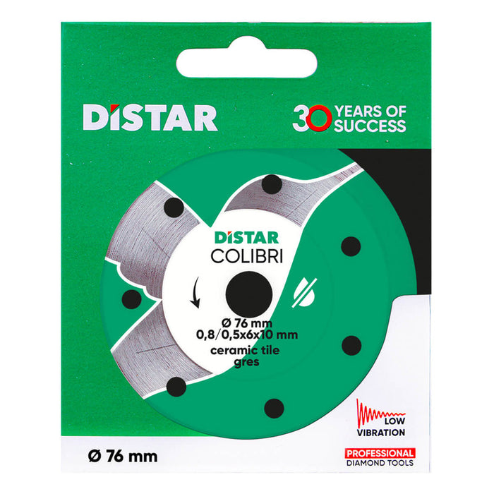Distar Diamond Cutting Blade Distar 76x10H Colibri - 11139053029