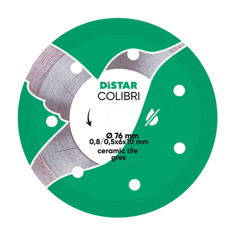 Distar Diamond Cutting Blade Distar 76x10H Colibri - 11139053029