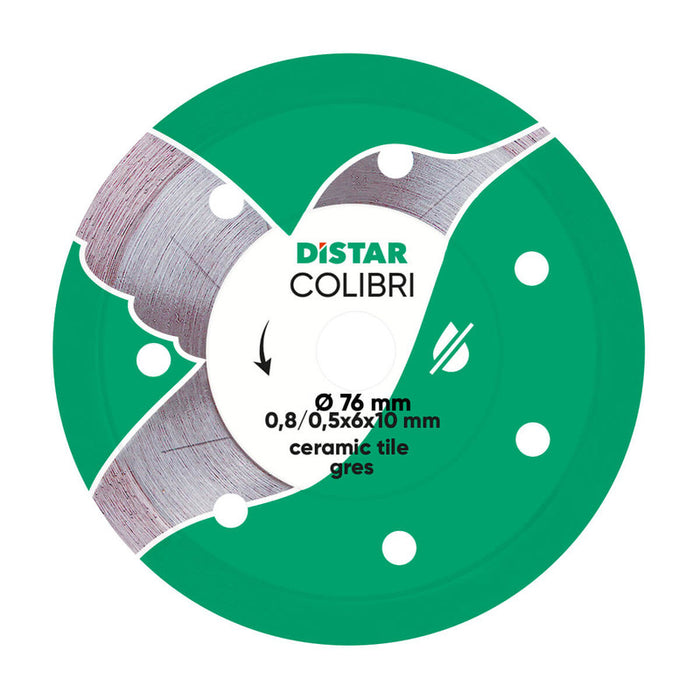 Distar Diamond Cutting Blade Distar 76x10H Colibri - 11139053029