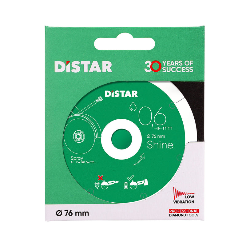 Distar Shine 3" Ultra-Thin Diamond Blade for Porcelain Tile - 11143158059