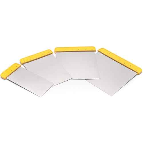 CO.ME Stainless Steel Japanese Scrapers Set - 112INSET