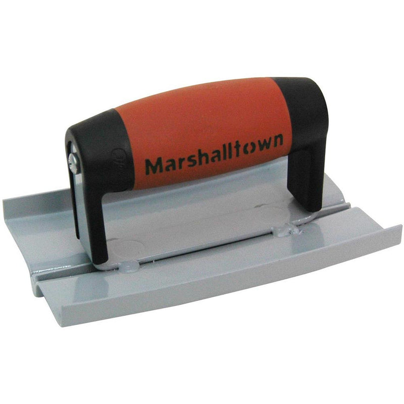 Marshalltown Ss Rocker Groover 150 X 90 X 6mm Rad,13mm Deep - Durasoft Handle - 1790D - 11790