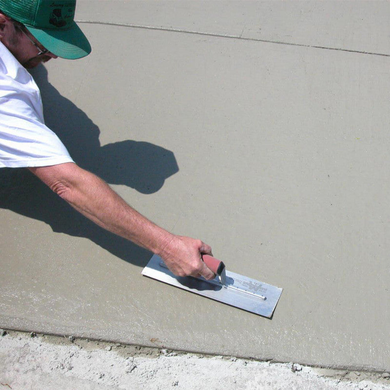 Marshalltown 356x121mm S/S Curved Durasoft Finishing Trowel - 13444 - MXS73SSD - Betontools Australia