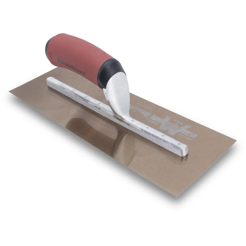Marshalltown Finishing Trowel - 356 X 121 - Golden Ss - Durasoft - MXS73GSD - 13449 - Betontools Australia