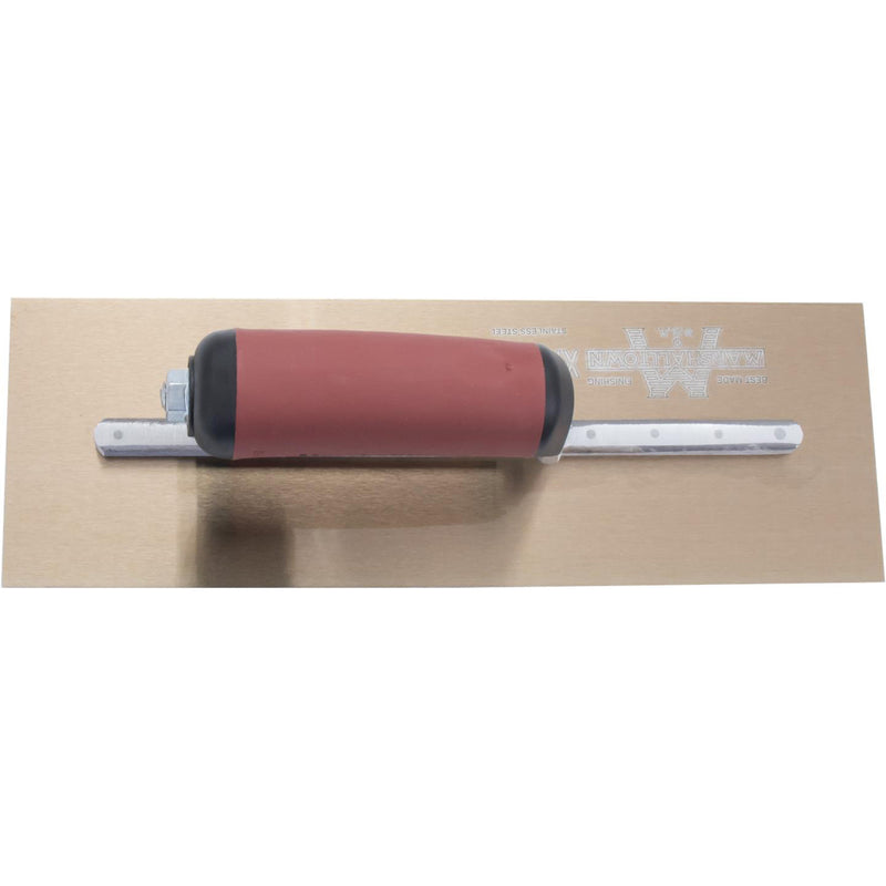 Marshalltown Finishing Trowel - 356 X 121 - Golden Ss - Durasoft - MXS73GSD - 13449 - Betontools Australia