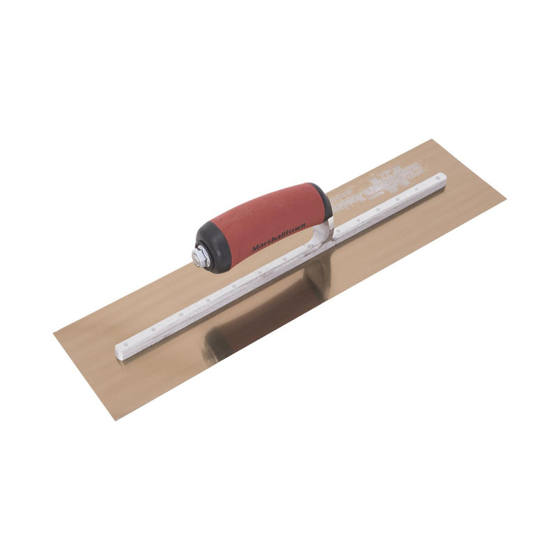Marshalltown Finishing Trowel - 406 X 102 - Golden Ss - Durasoft - MXS66GSD - 13450 - Betontools Australia