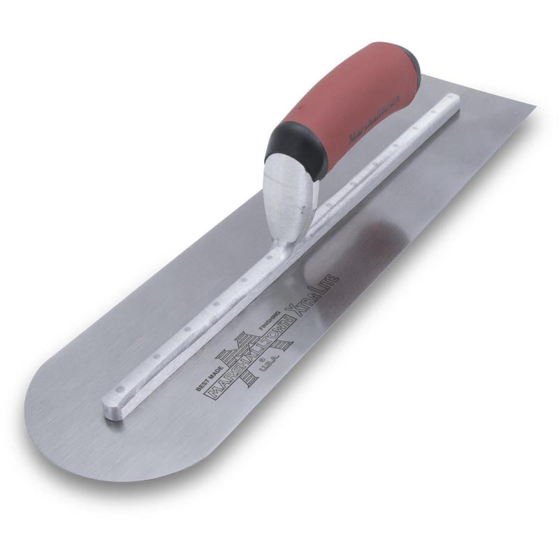 Marshalltown 508 X 102 Rounded Front Carbon Steel Trowel - Durasoft - MXS20RED - 13515