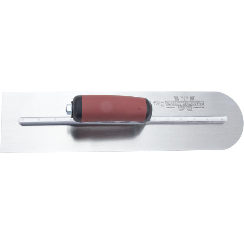 Marshalltown 508 X 102 Rounded Front Carbon Steel Trowel - Durasoft - MXS20RED - 13515