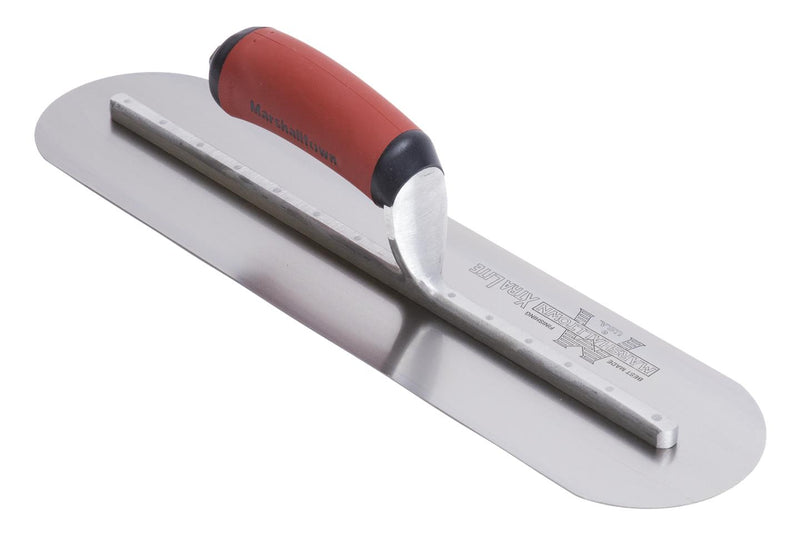 Marshalltown 356X102mm Fully Round High Carbon Steel with DuraSoft Handle Finishing Trowel - MXS64FRD - 13521
