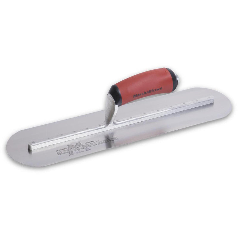 Marshalltown 356X102mm Fully Round High Carbon Steel with DuraSoft Handle Finishing Trowel - MXS64FRD - 13521
