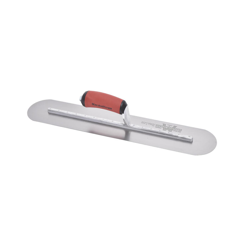 Marshalltown 457X102mm Fully Round High Carbon Steel with DuraSoft Handle Finishing Trowel - MXS81FRD - 13525