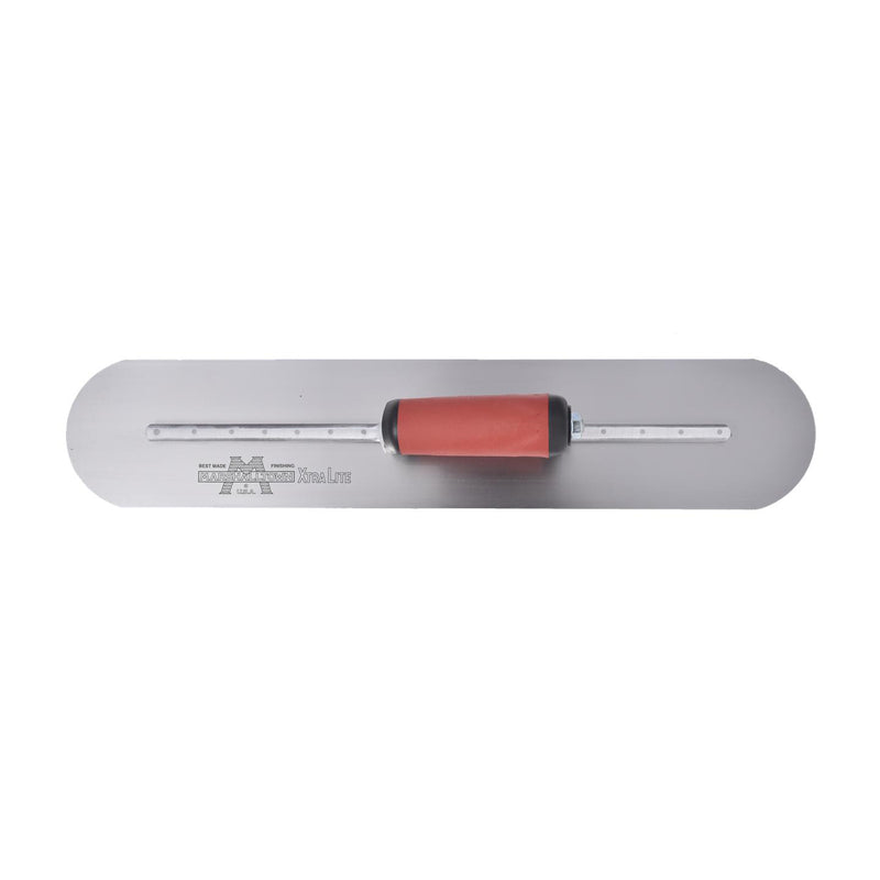 Marshalltown 457X102mm Fully Round High Carbon Steel with DuraSoft Handle Finishing Trowel - MXS81FRD - 13525