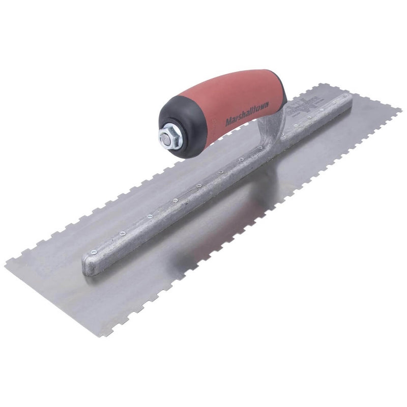 Marshalltown 3 Sided Notch Trowel 406 X 102mm  - DU650SD - 13666