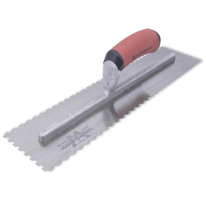 Marshalltown 3 Sided Notch Trowel 406 X 102mm  - DU650SD - 13666