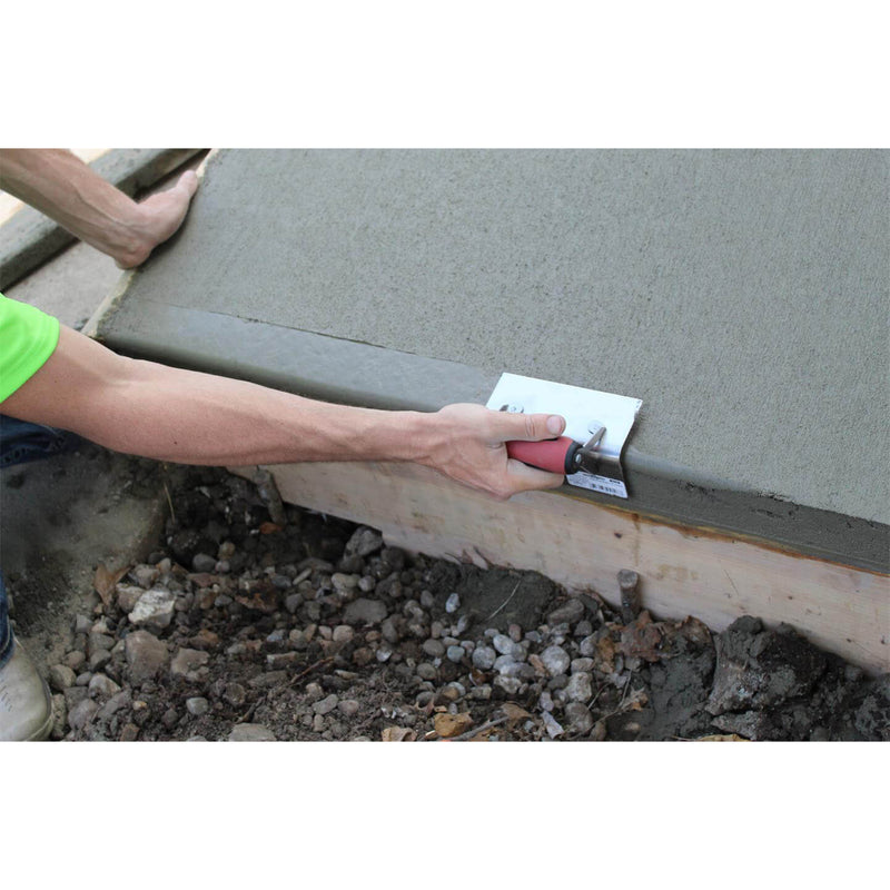 Marshalltown 6 X 2 1/2 OS Corner Trowel-1/2" Radius-DS HDL - 68SSD - 14128 - Betontools Australia