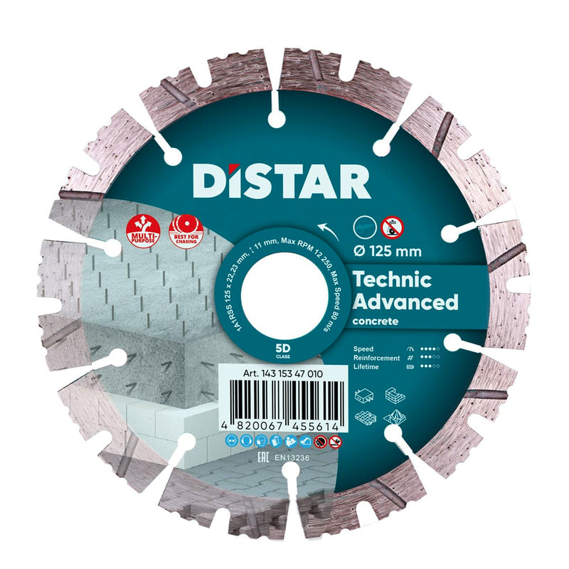 DisTar TECHNIC ADVANCED Diamond Blade 5D Extra Class 150mm