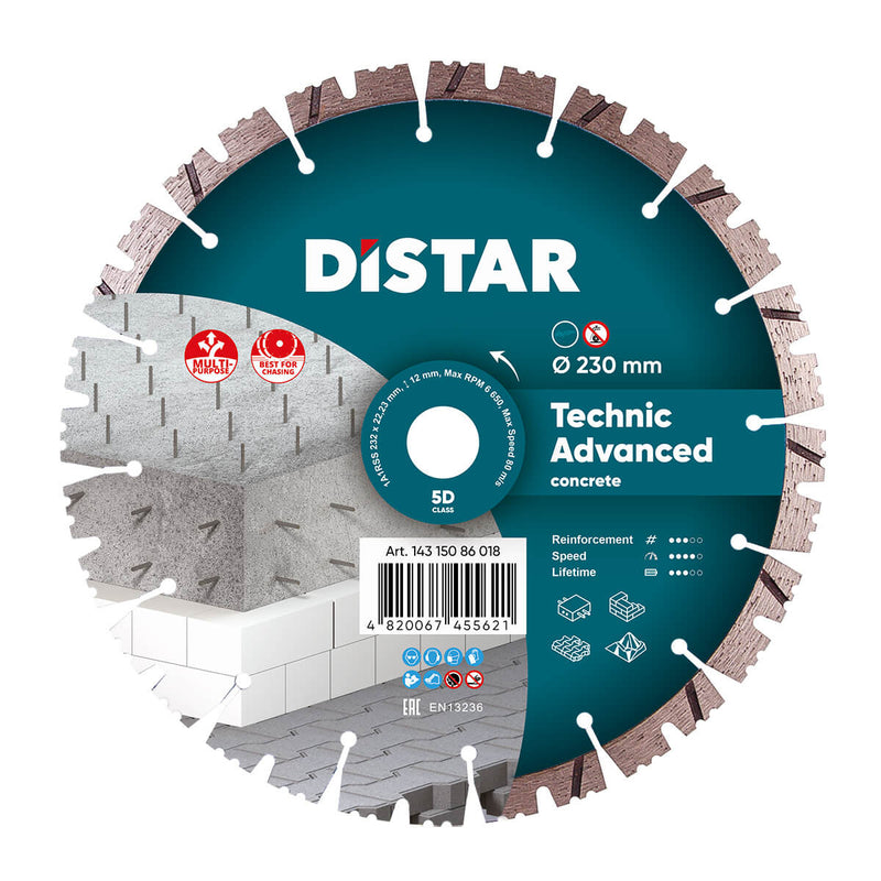 DisTar TECHNIC ADVANCED Diamond Blade 5D Extra Class 150mm