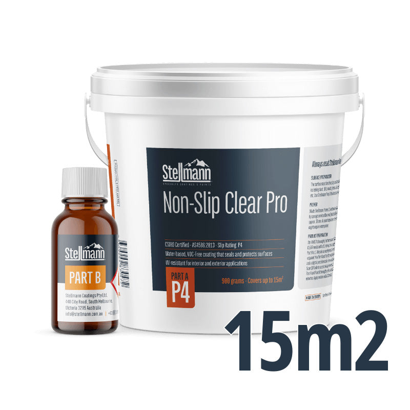 Stellmann Non-Slip Clear PRO P4 - 15m2 - 15m2 Kit P4
