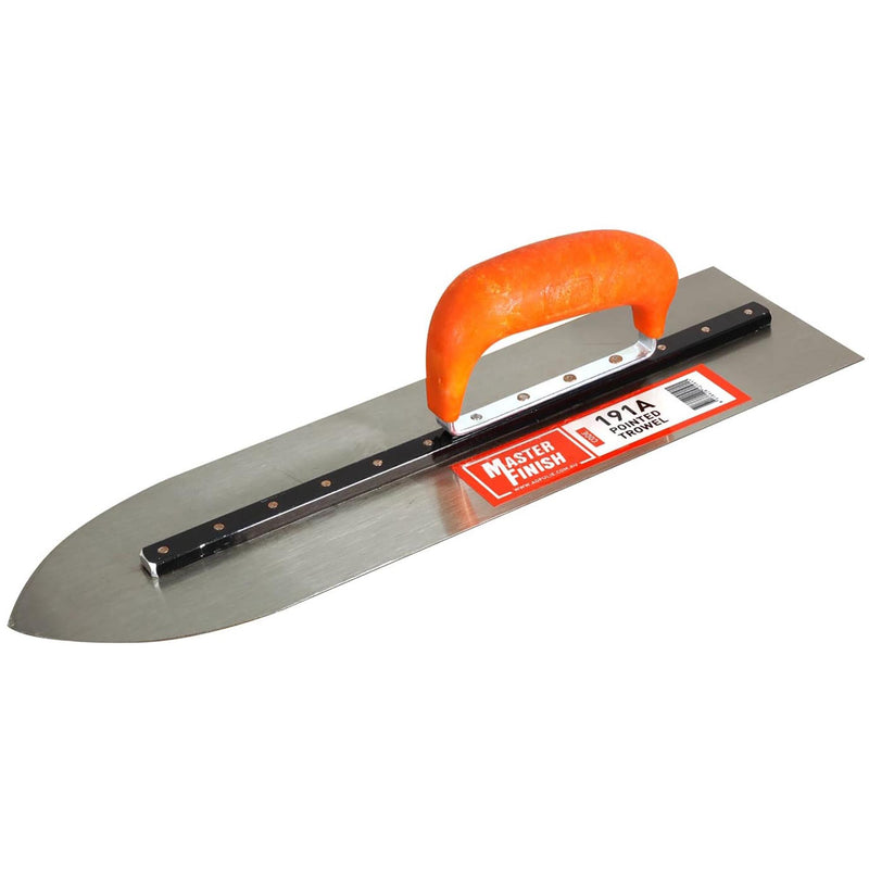 Masterfinish by AG Pulie Pointed Trowel 115 X 405mm Light 191A