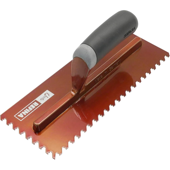 Refina 280X115MM NOTCHTILE Left Hand Soft Grip Trowel 2022806L