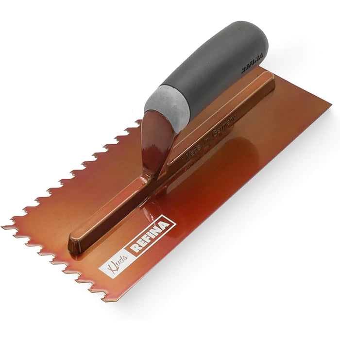 Refina 280X115MM NOTCHTILE Right Hand Soft Grip Trowel 2022806R