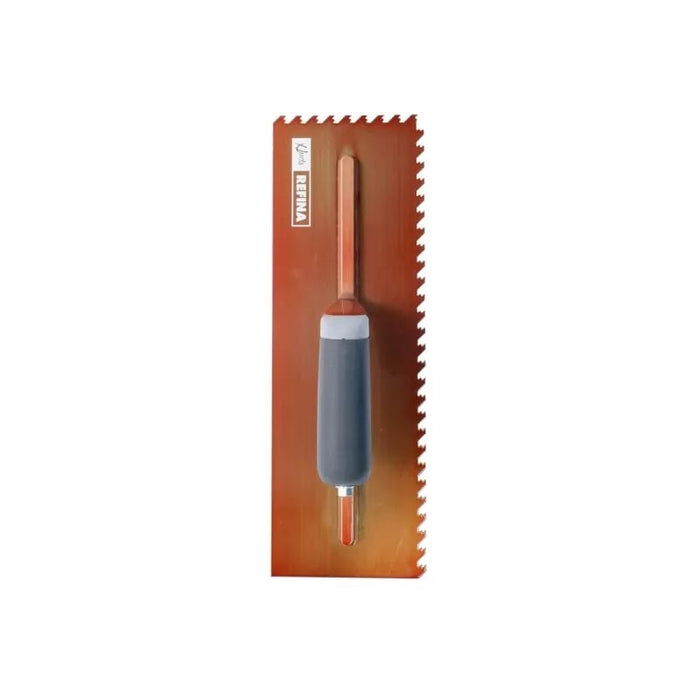 Refina 280X115MM NOTCHTILE Left Hand Soft Grip Trowel 2022810L